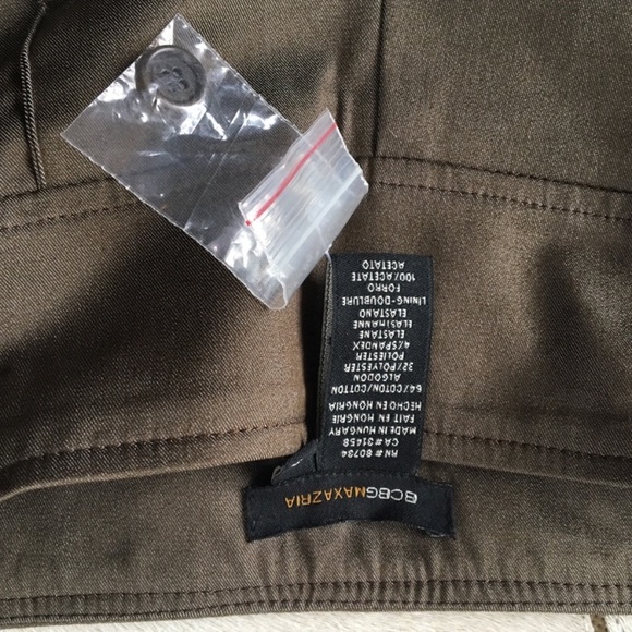 BCBG taupe Pants size 2 NEVER WORN - Picture 6 of 6